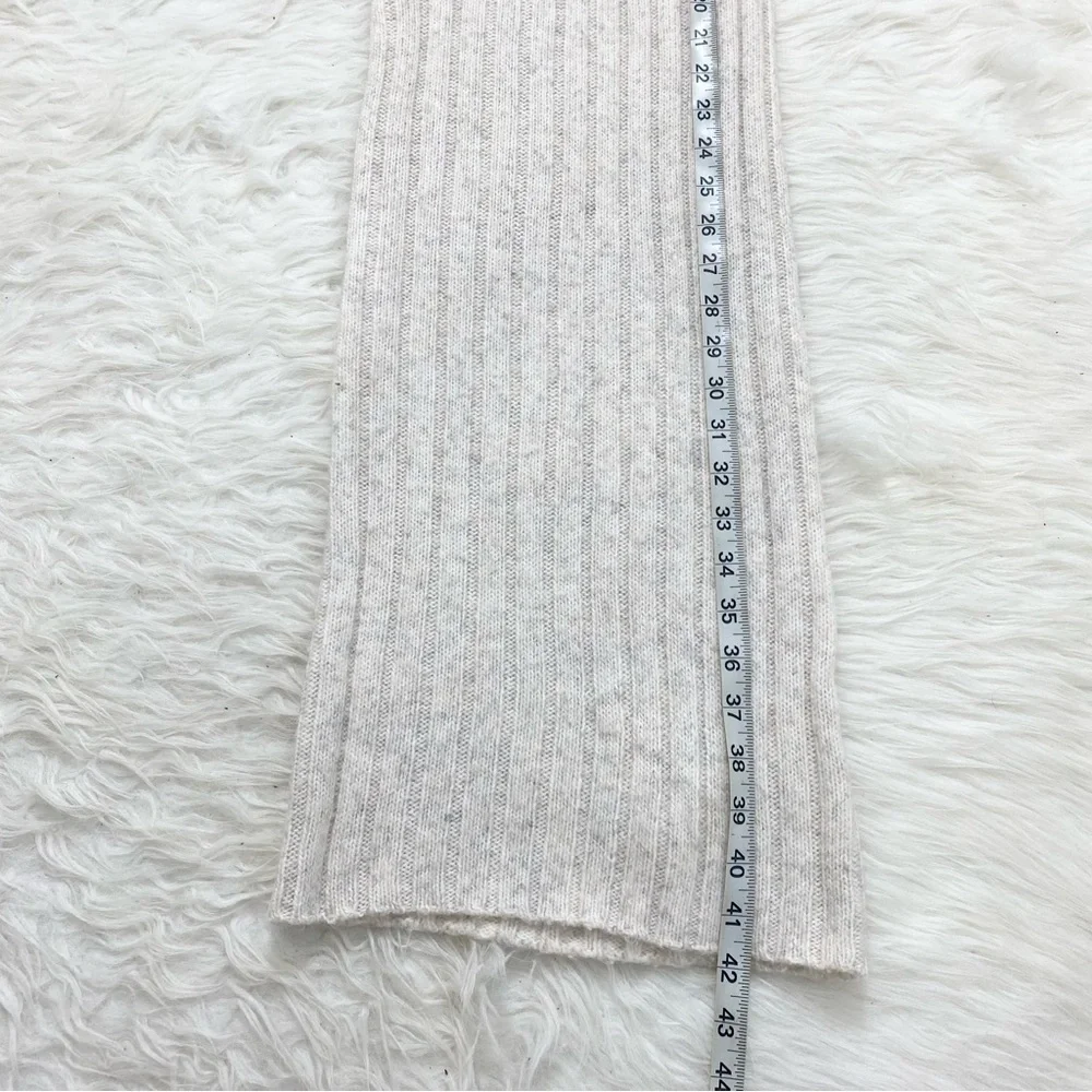 Cream ribbed knitted Sweater Dress Set - Picture 6 of 8